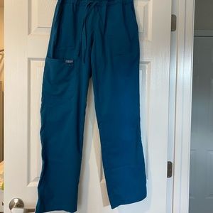 WOMEN’S CHEROKEE CARIBBEAN BLUE SCRUB PANTS - M